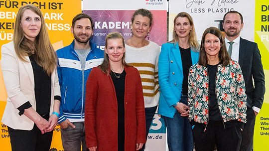 Gruppenfoto mit den Organisatoren des BPW und Gründungsteams